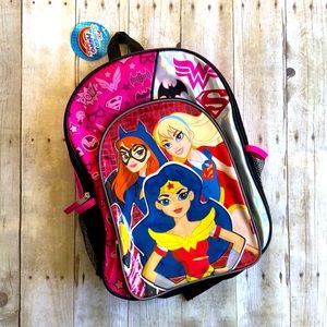 New! DC Super Hero Girls 16” Backpack